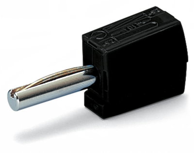 Bananenstecker für Buchsendurchmesser 4 mm schwarz