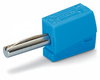 Bananenstecker für Buchsendurchmesser 4 mm blau