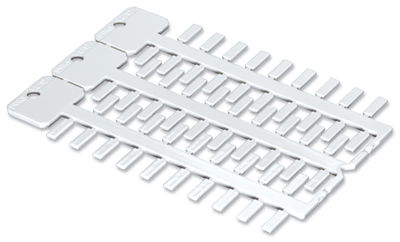 Einsteckschild für Plotter IP200 für die Verwendung in Tüllen weiß