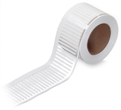 Einsteckschild für TP-Drucker für die Verwendung in Tüllen weiß