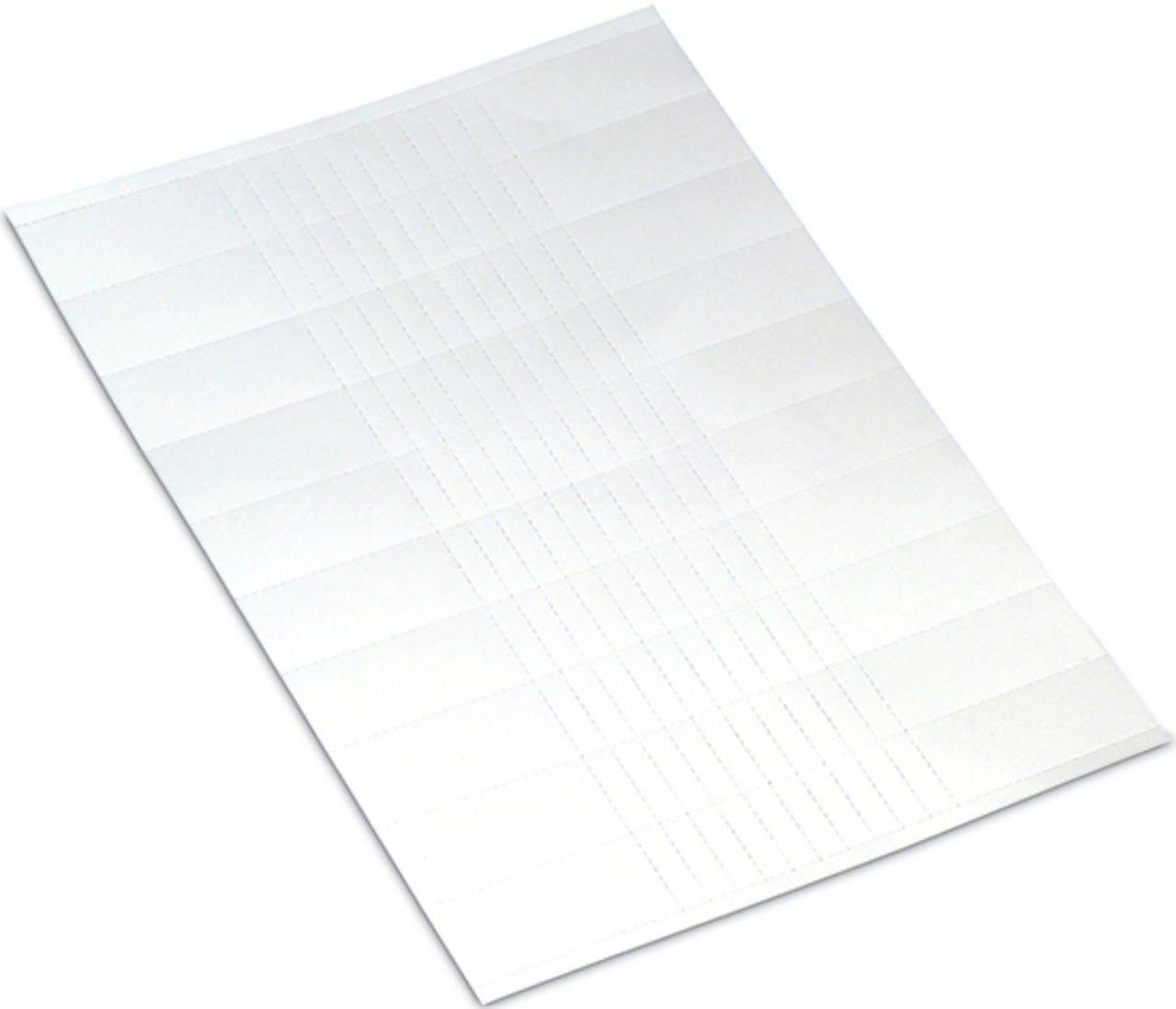 Pappschilder für Laserdrucker 9,5 x 25 mm weiß