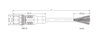 CANopen-/DeviceNet-Leitung M12A-Stecker  axial 5-polig violett