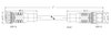 CANopen-/DeviceNet-Leitung M12A-Buchse  axial M12A-Stecker  axial violett