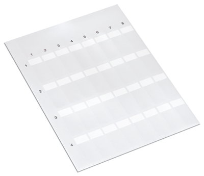 Selbstlaminierende Etiketten weiß