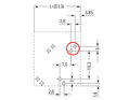 2-Leiter-Leiterplattenklemme 10 mm² Rastermaß 7,5 mm grau