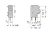 Anreihbare Leiterplattenklemme 2,5 mm² Rastermaß 5/5,08 mm grau