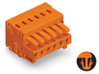 1-Leiter-Federleiste CAGE CLAMP® 1,5 mm² orange