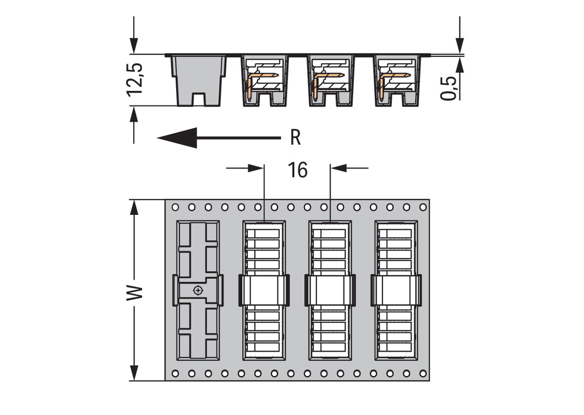 THR-Stiftleiste Lötstift 0,8 x 0,8 mm abgewinkelt schwarz – Bild 3 von 5