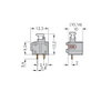 Anreihbare Leiterplattenklemme Drücker 1,5 mm² violett
