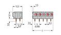 Leiterplattenklemme 2,5 mm² Rastermaß 5/5,08 mm grau