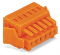 1-Leiter-Federleiste CAGE CLAMP® 1,5 mm² orange