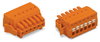 1-Leiter-Federleiste Drücker Push-in CAGE CLAMP® orange