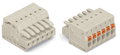 1-Leiter-Federleiste Drücker Push-in CAGE CLAMP® lichtgrau