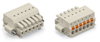1-Leiter-Federleiste Drücker Push-in CAGE CLAMP® lichtgrau