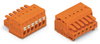 1-Leiter-Federleiste Drücker Push-in CAGE CLAMP® orange