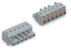 1-Leiter-Federleiste Drücker Push-in CAGE CLAMP® grau