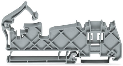 Sammelschienenhalter für Sammelschienen Cu 10 mm x 3 mm kein Kontakt zur Tragschiene silberfarben