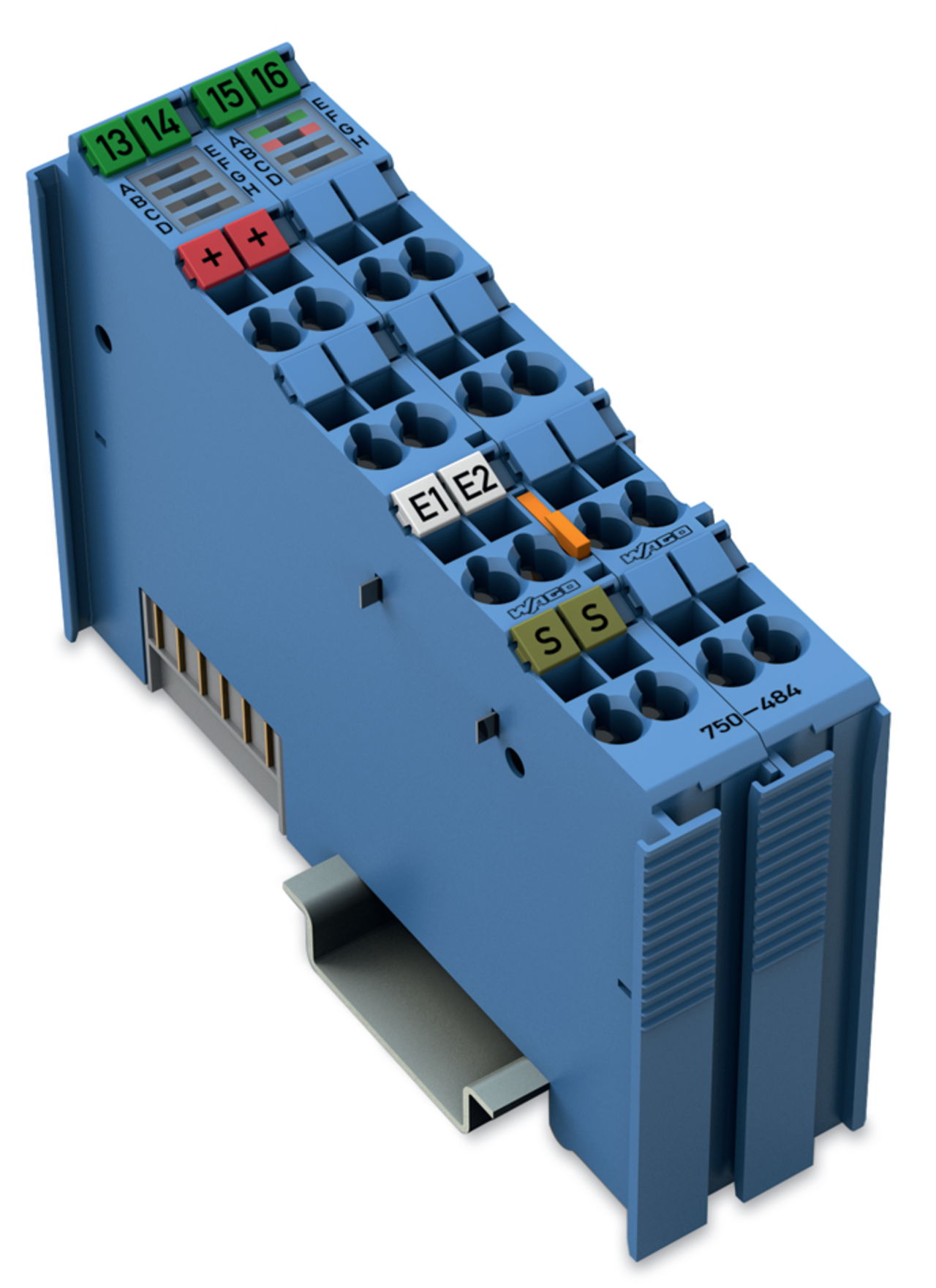 2-Kanal-Analogeingang 4 … 20 mA HART Eigensicher blau
