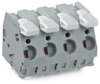 Leiterplattenklemme Hebel 6 mm² grau