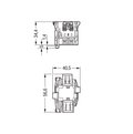 Linect®-T-Steckverbinder 2-polig Kod. L weiß