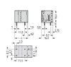 Leiterplattenklemme 4 mm² Rastermaß 11,5 mm grau