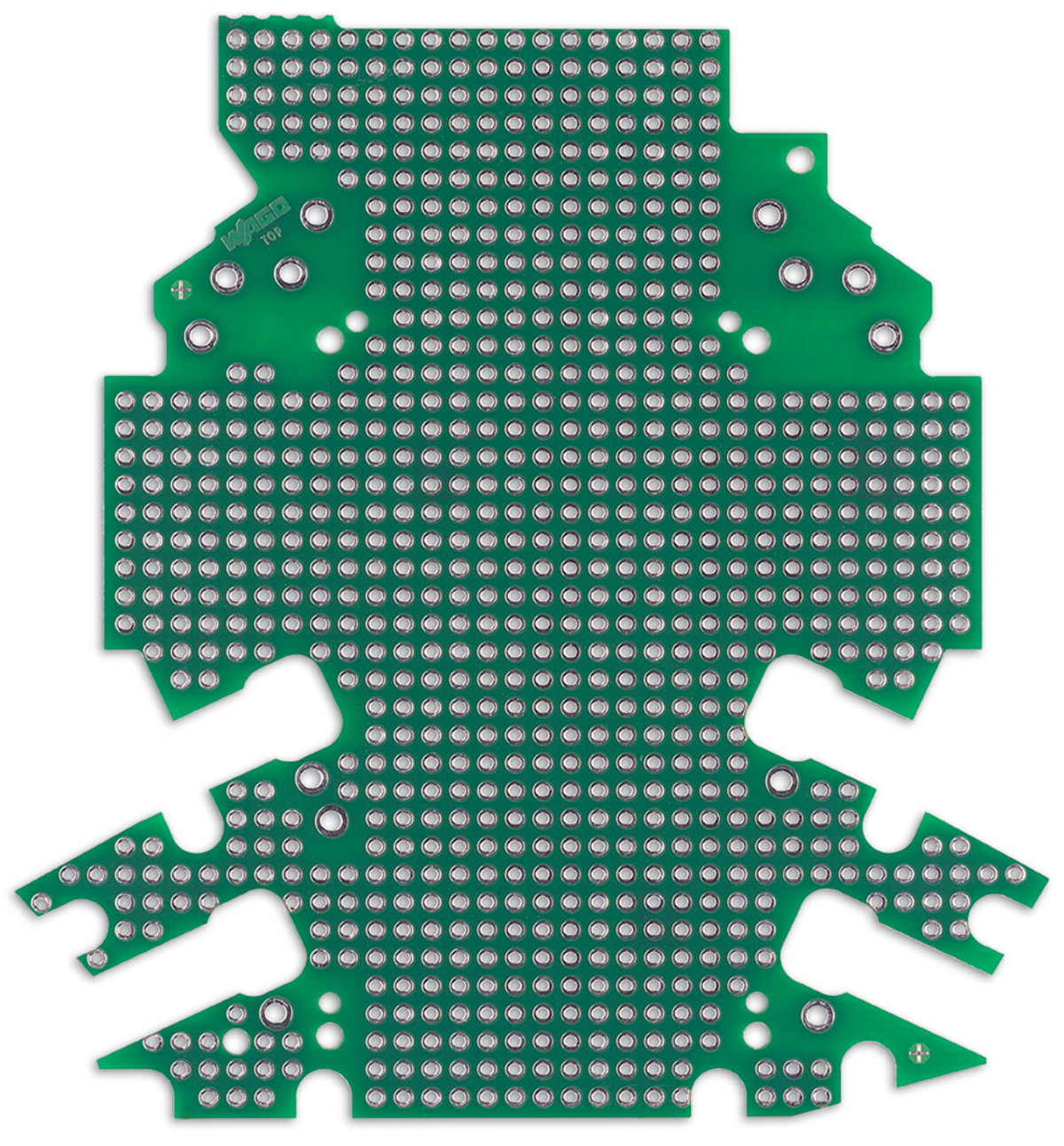 Lochrasterplatine 1-1-Anschlussebenen