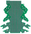 Lochrasterplatine 2-2-Anschlussebenen