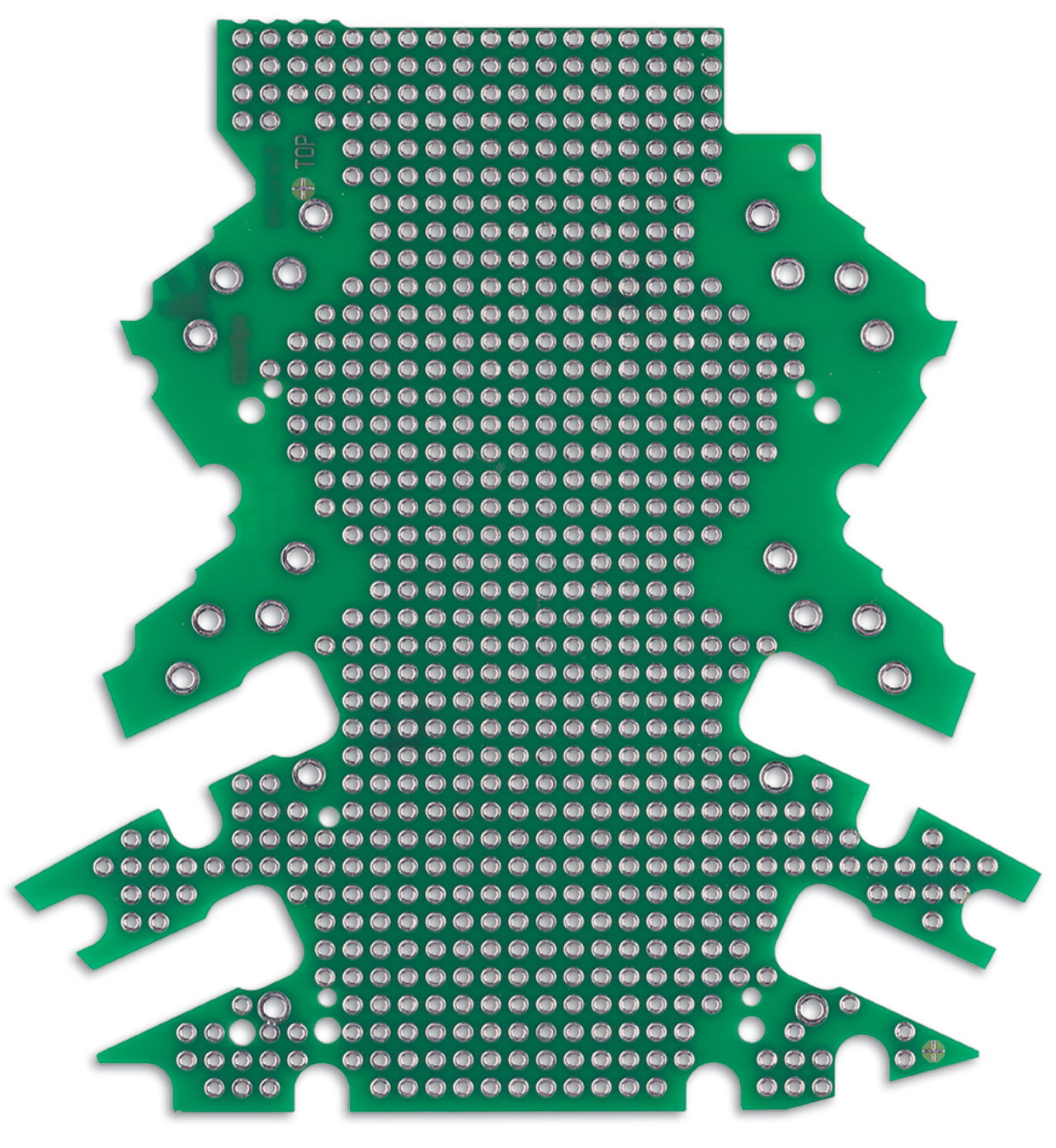 Lochrasterplatine 2-2-Anschlussebenen