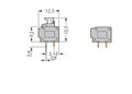 Anreihbare Leiterplattenklemme 2,5 mm² Rastermaß 7,5/7,62 mm grau