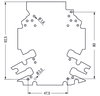 Lochrasterplatine 1-1-Anschlussebenen