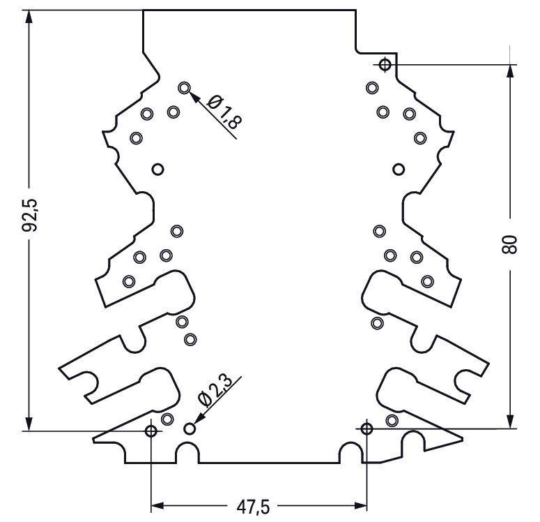 Lochrasterplatine 2-2-Anschlussebenen – Bild 2 von 2