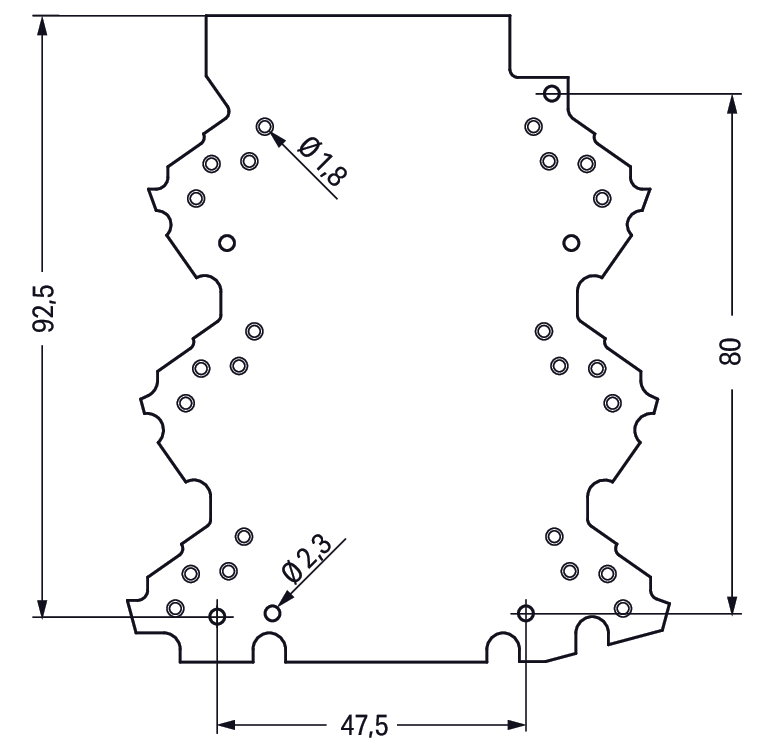 Lochrasterplatine 3-3-Anschlussebenen – Bild 2 von 2