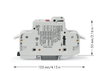 2-Leiter-Sicherungshalter für Rundsicherungen 10 x 38 mm  13/32" x 11/2" 1-polig lichtgrau