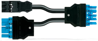 Konfektionierte Y-Leitung Cca 2 x Stecker / Buchse