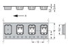 SMD-Leiterplattenklemme 0,5 mm² Rastermaß 3 mm weiß