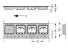SMD-Leiterplattenklemme 0,5 mm² Rastermaß 3 mm weiß