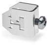 T-Verbinder für Sammelschienen Cu 10 mm x 3 mm silberfarben