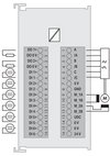 Stepperservo DC 70 V 7,5 A lichtgrau