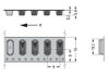 SMD-Leiterplattenklemme 0,5 mm² Rastermaß 3 mm schwarz