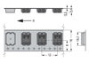 SMD-Leiterplattenklemme 0,5 mm² Rastermaß 3 mm schwarz