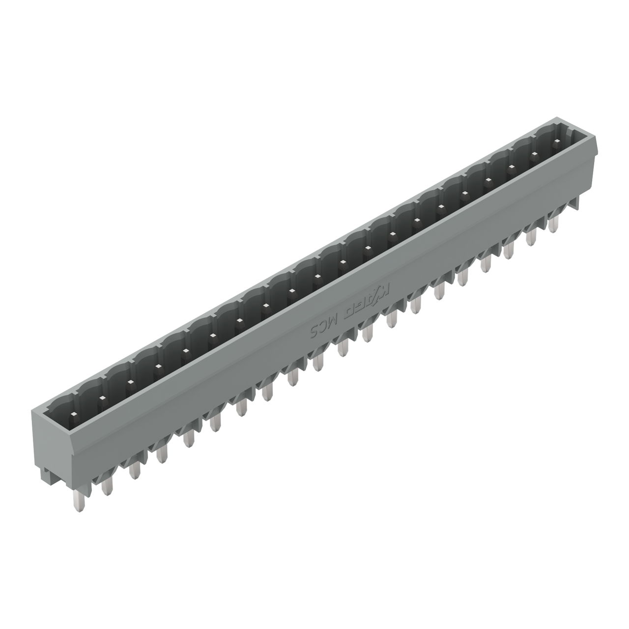 THT-Stiftleiste Lötstift 1,2 x 1,2 mm gerade grau