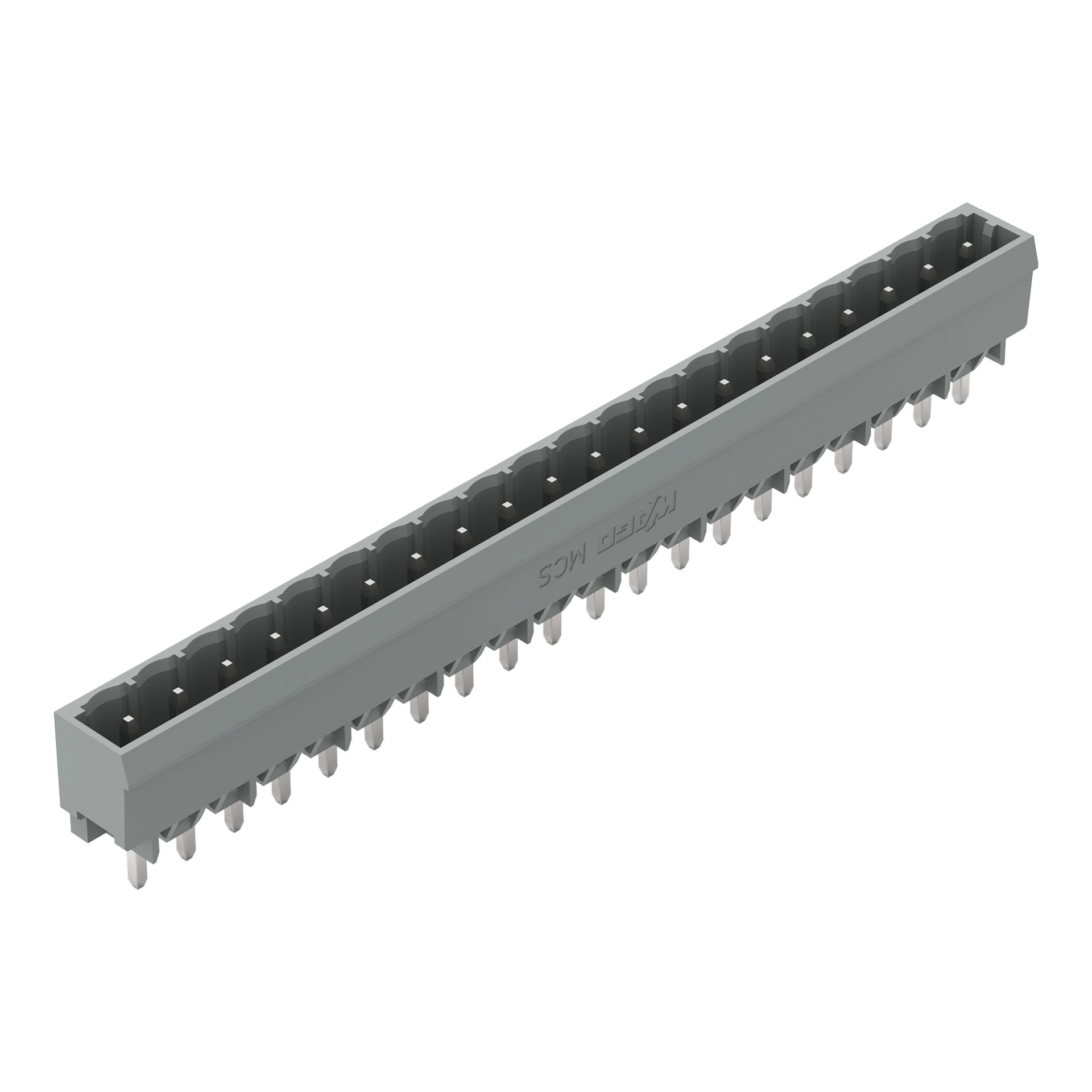 THT-Stiftleiste Lötstift 1,2 x 1,2 mm gerade grau