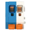 Leiterplattenklemme Hebel 1,5 mm² weiß/blau