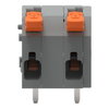 Leiterplattenklemme Hebel 1,5 mm² grau