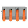 Leiterplattenklemme Hebel 1,5 mm² grau