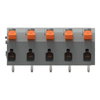 Leiterplattenklemme Hebel 1,5 mm² grau