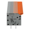 Leiterplattenklemme Hebel 1,5 mm² grau