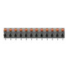 Leiterplattenklemme Hebel 1,5 mm² grau