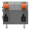 Leiterplattenklemme Hebel 1,5 mm² grau