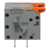 Leiterplattenklemme Hebel 1,5 mm² grau